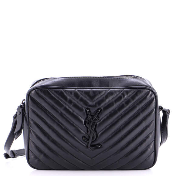 Saint Laurent Handbags - Saint Laurent Small Lou Camera Bag Matelasse Chevron Leather